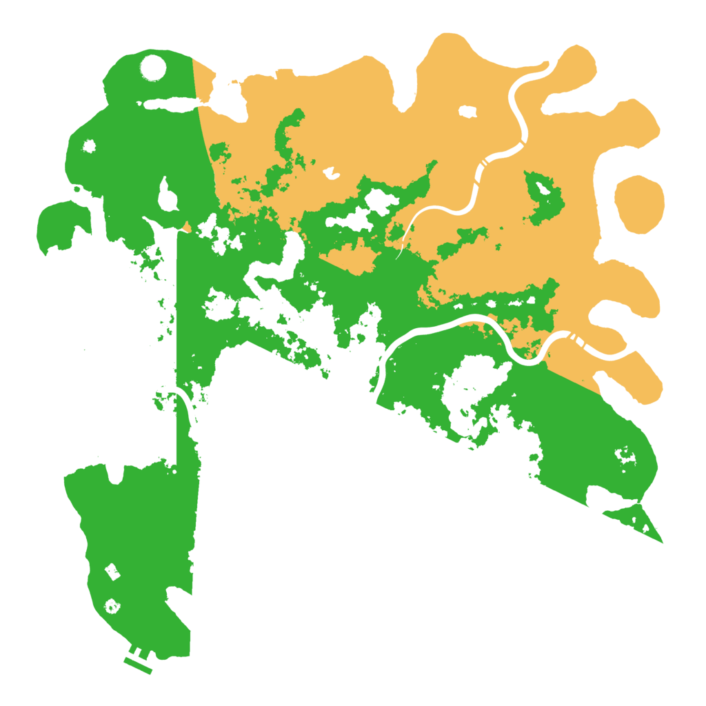 Biome Rust Map: Procedural Map, Size: 4800, Seed: 1706954621