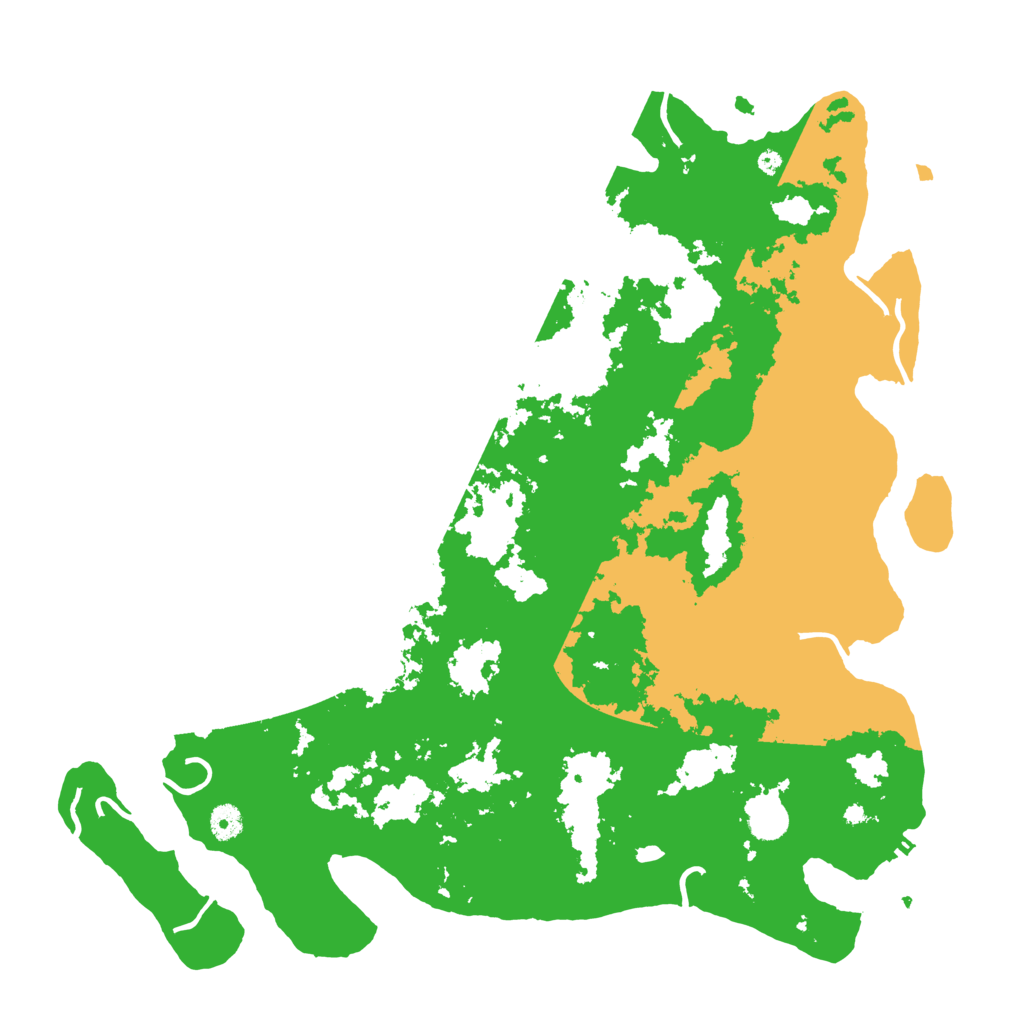 Biome Rust Map: Procedural Map, Size: 4500, Seed: 1300655506