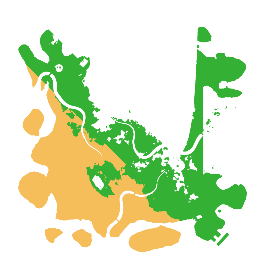 Biome Rust Map: Procedural Map, Size: 3500, Seed: 1897357695