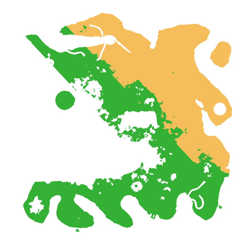 Biome Rust Map: Procedural Map, Size: 3500, Seed: 1496699667