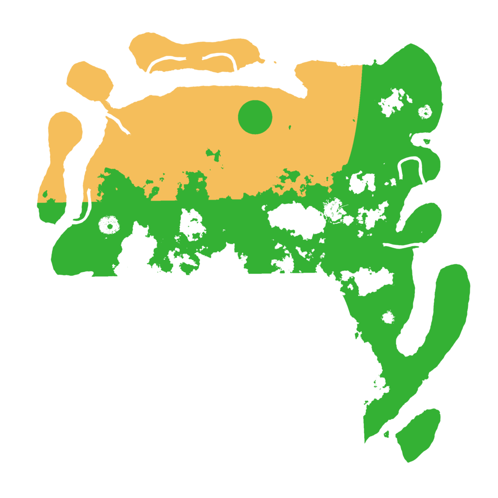 Biome Rust Map: Procedural Map, Size: 3850, Seed: 151641547