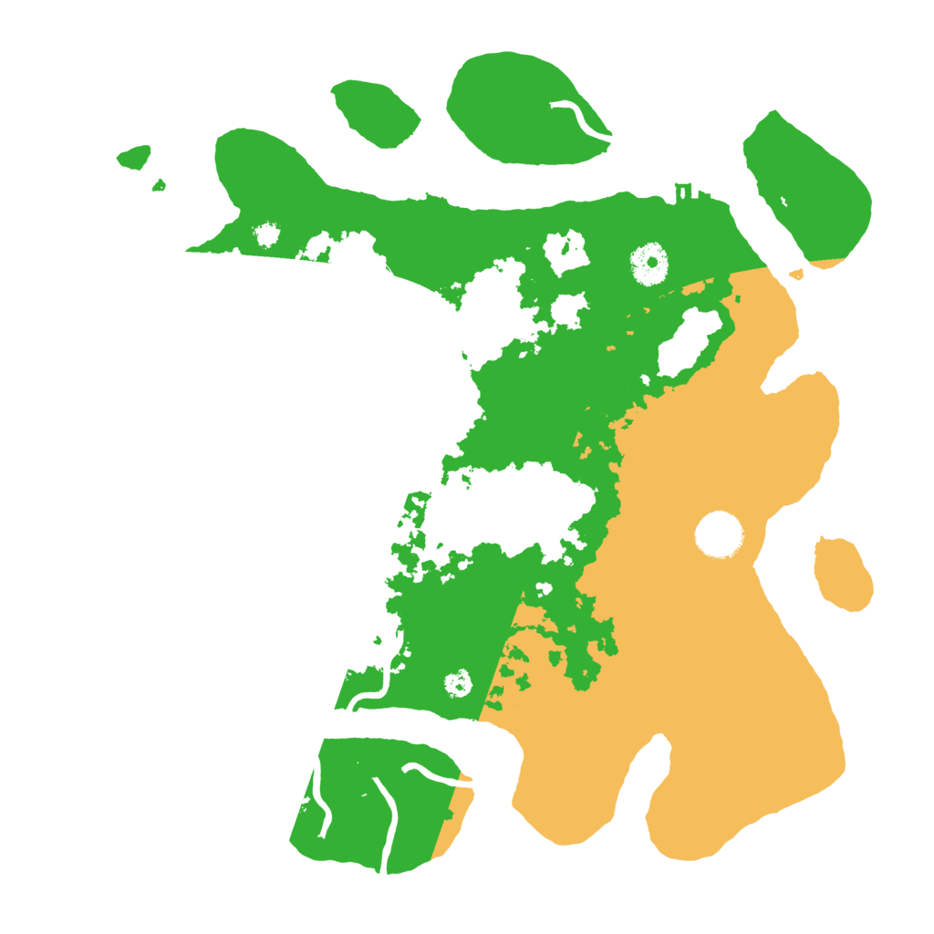 Biome Rust Map: Procedural Map, Size: 3500, Seed: 1109631589