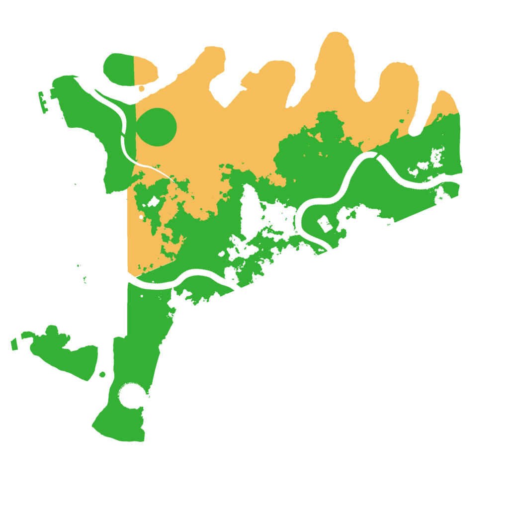 Biome Rust Map: Procedural Map, Size: 3500, Seed: 1947737481
