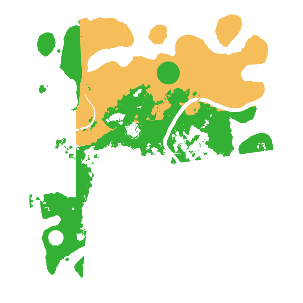 Biome Rust Map: Procedural Map, Size: 3500, Seed: 1735366466