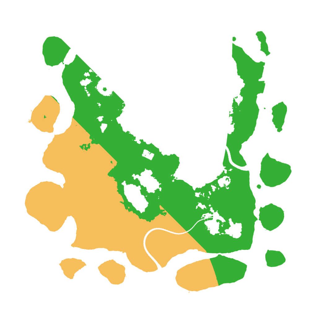 Biome Rust Map: Procedural Map, Size: 3000, Seed: 1897357695