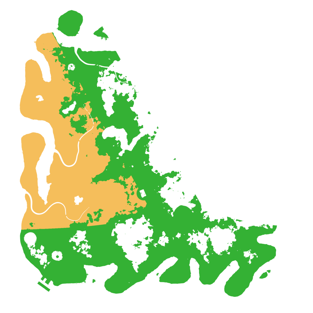 Biome Rust Map: Procedural Map, Size: 4500, Seed: 780536030