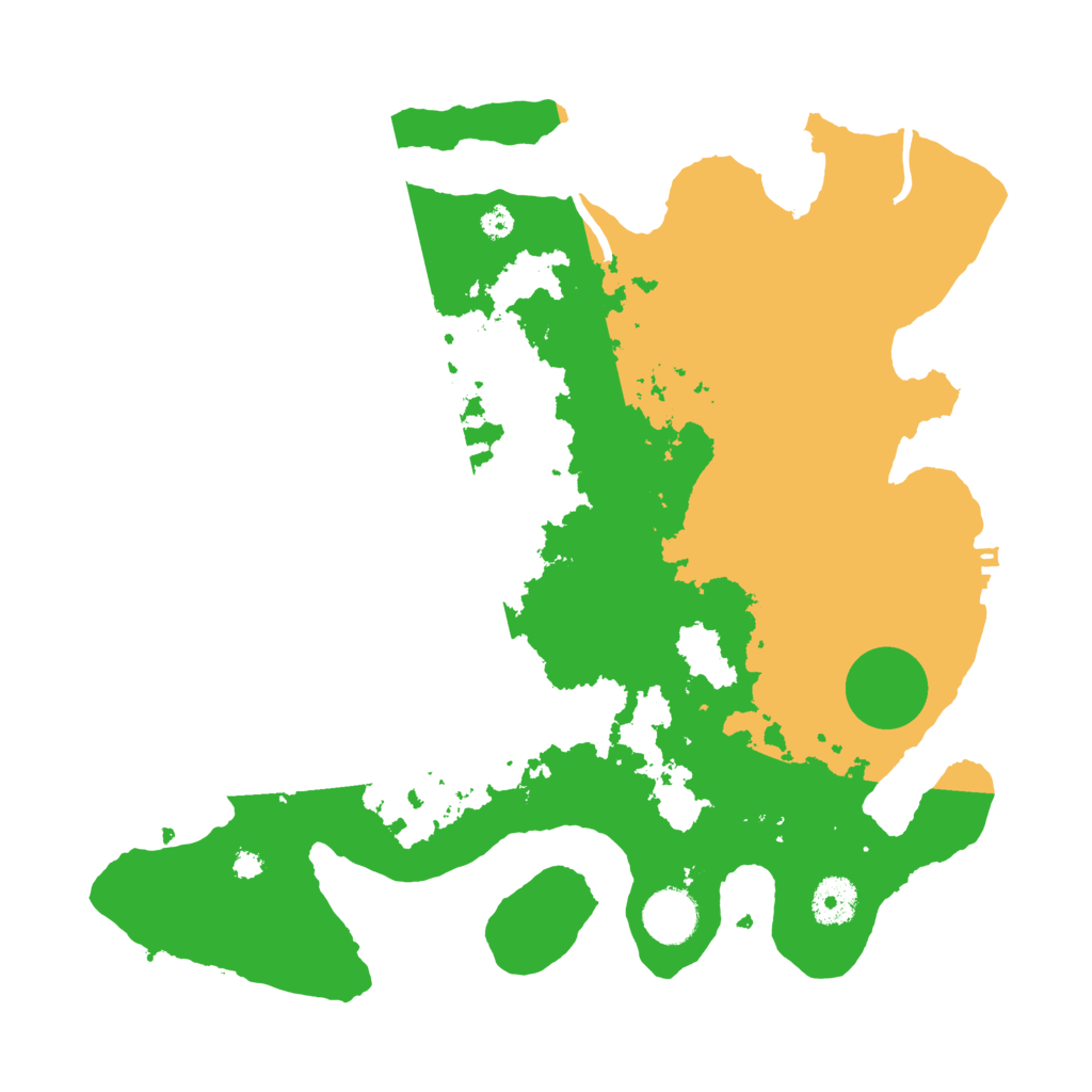 Biome Rust Map: Procedural Map, Size: 3500, Seed: 296247692