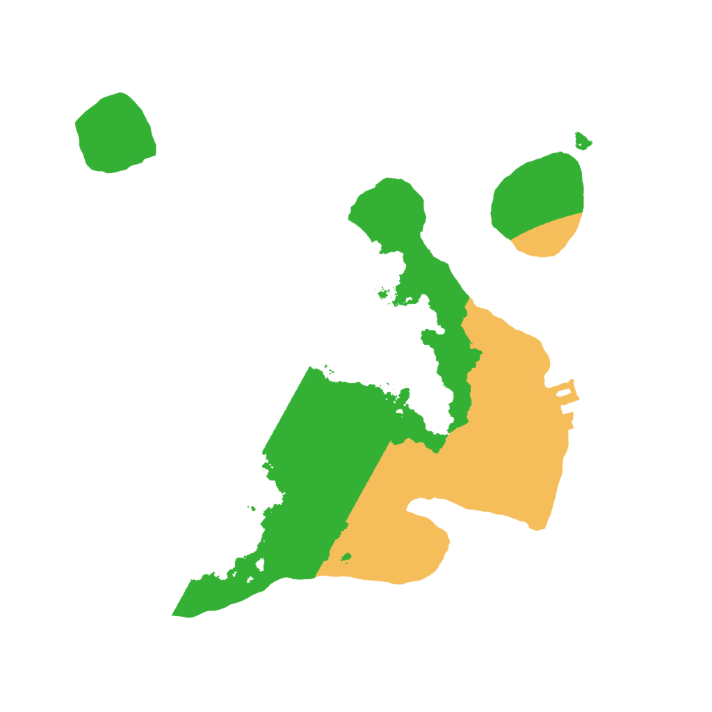 Biome Rust Map: Procedural Map, Size: 2000, Seed: 3214