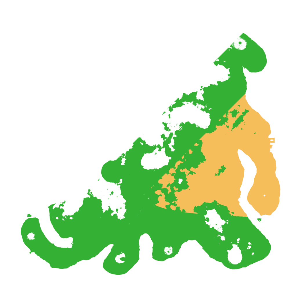 Biome Rust Map: Procedural Map, Size: 3700, Seed: 866692168