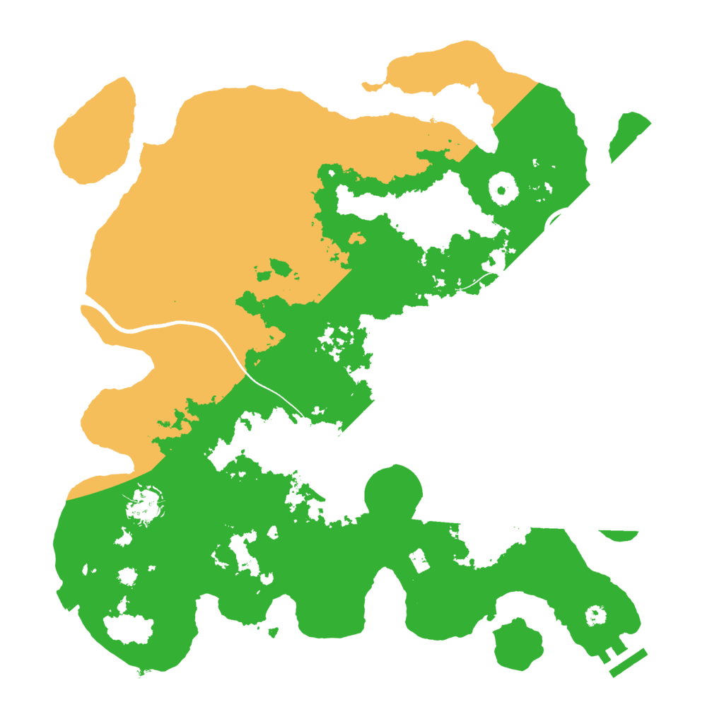 Biome Rust Map: Procedural Map, Size: 3500, Seed: 2367