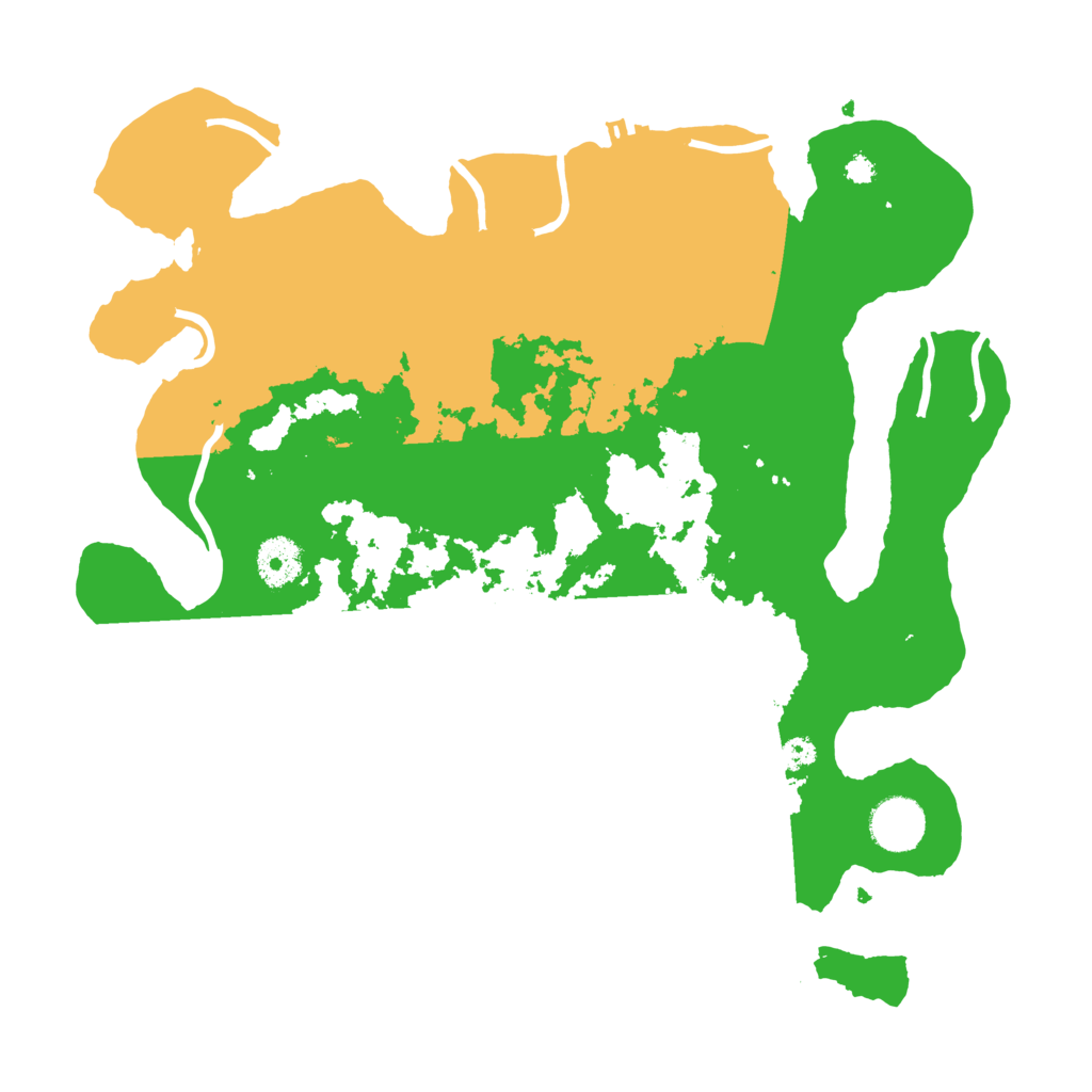 Biome Rust Map: Procedural Map, Size: 3500, Seed: 29413