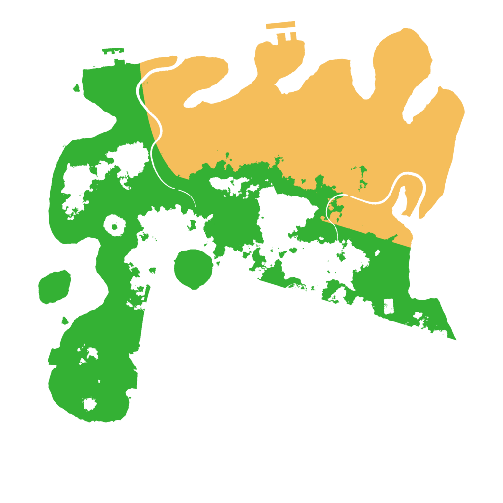 Biome Rust Map: Procedural Map, Size: 3500, Seed: 930479329