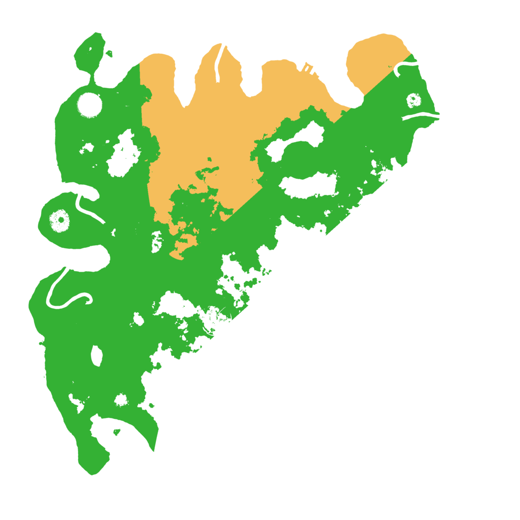 Biome Rust Map: Procedural Map, Size: 3700, Seed: 20