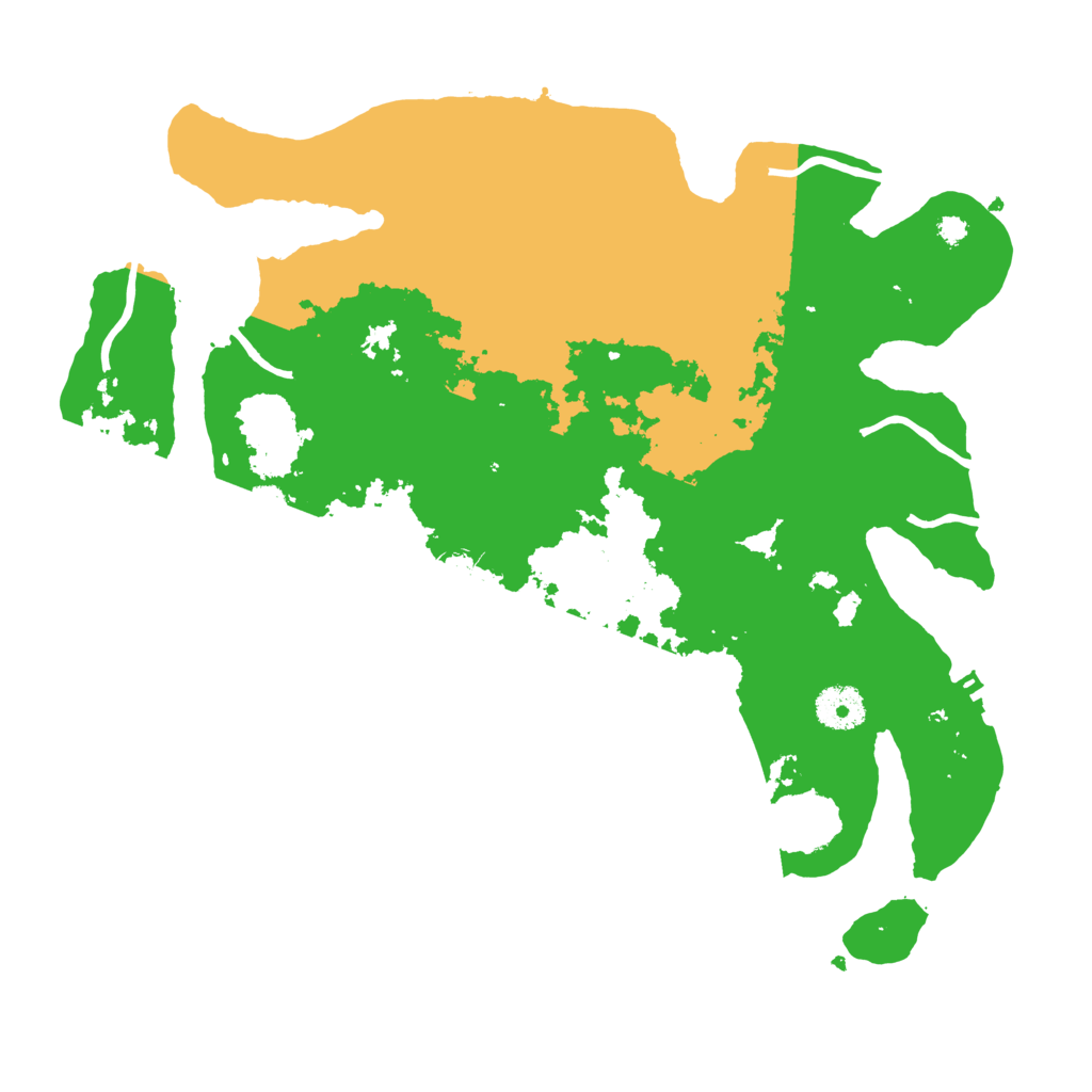 Biome Rust Map: Procedural Map, Size: 3500, Seed: 1388109208