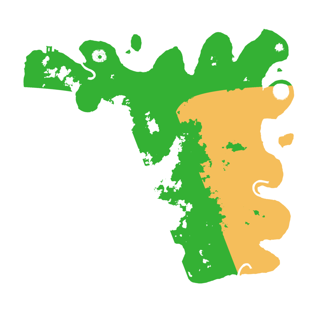 Biome Rust Map: Procedural Map, Size: 3500, Seed: 514392428