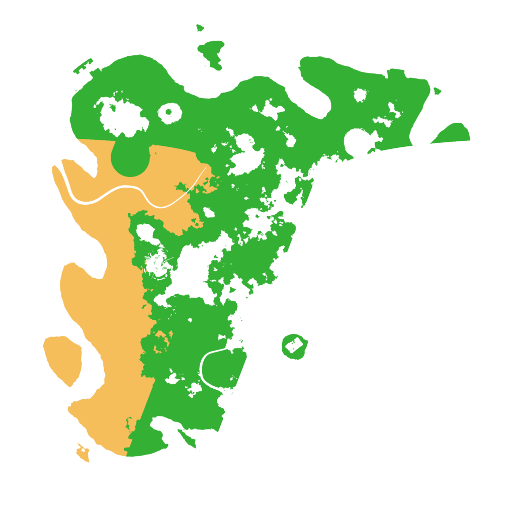 Biome Rust Map: Procedural Map, Size: 3500, Seed: 1063129481
