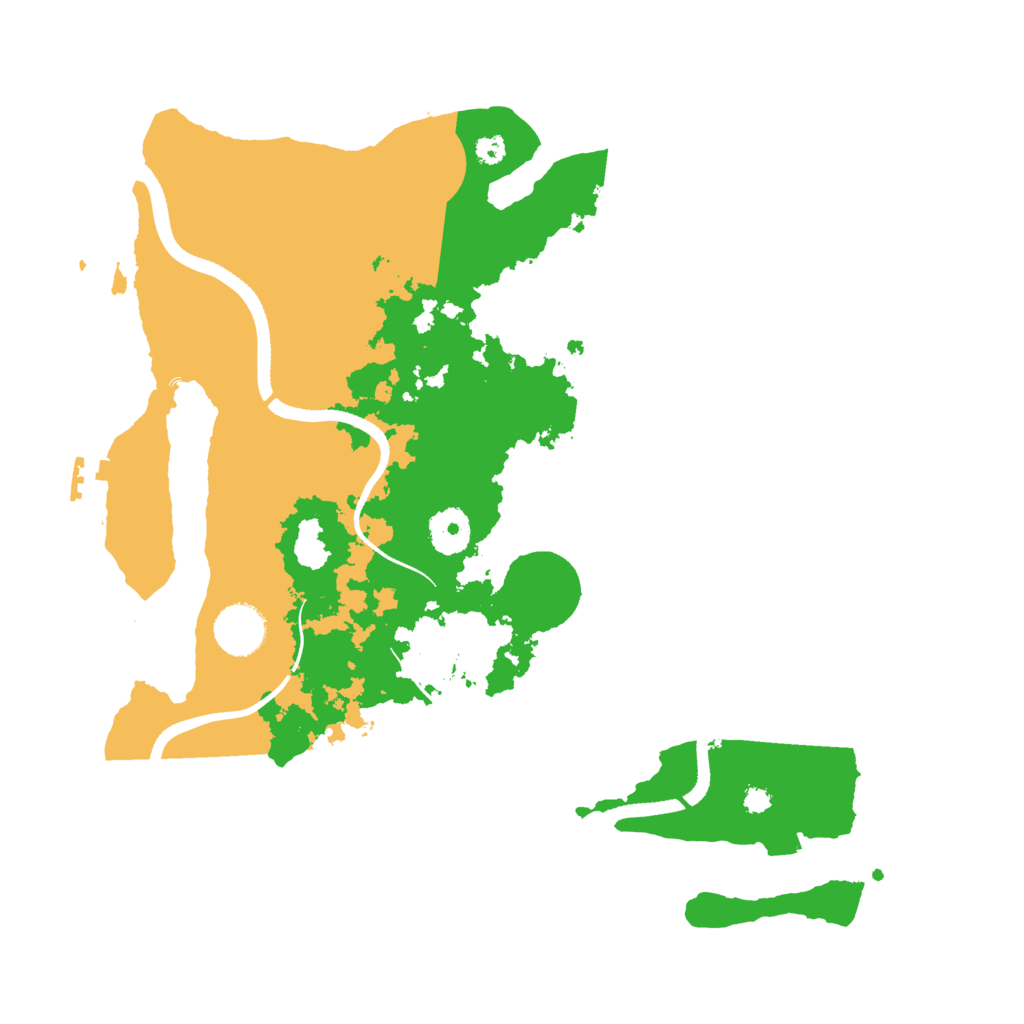 Biome Rust Map: Procedural Map, Size: 3500, Seed: 1954307935