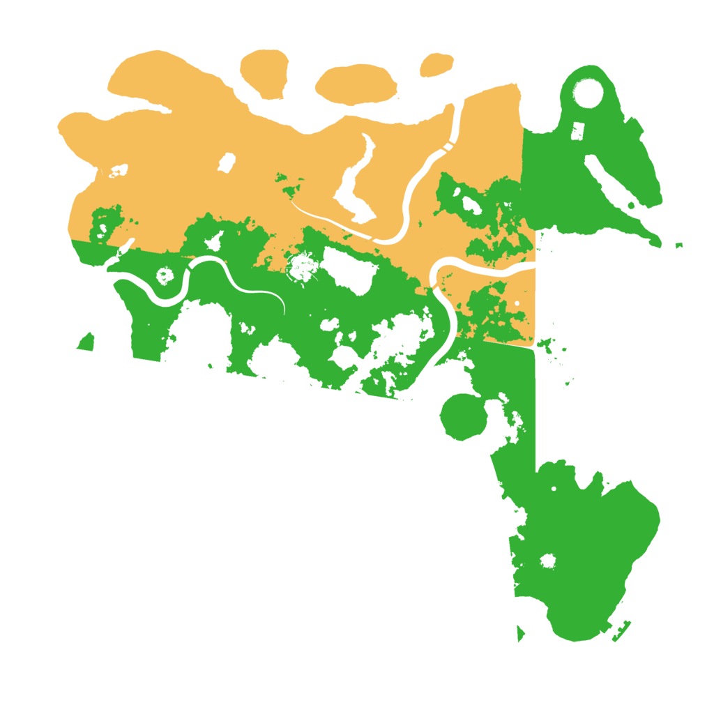 Biome Rust Map: Procedural Map, Size: 4250, Seed: 301