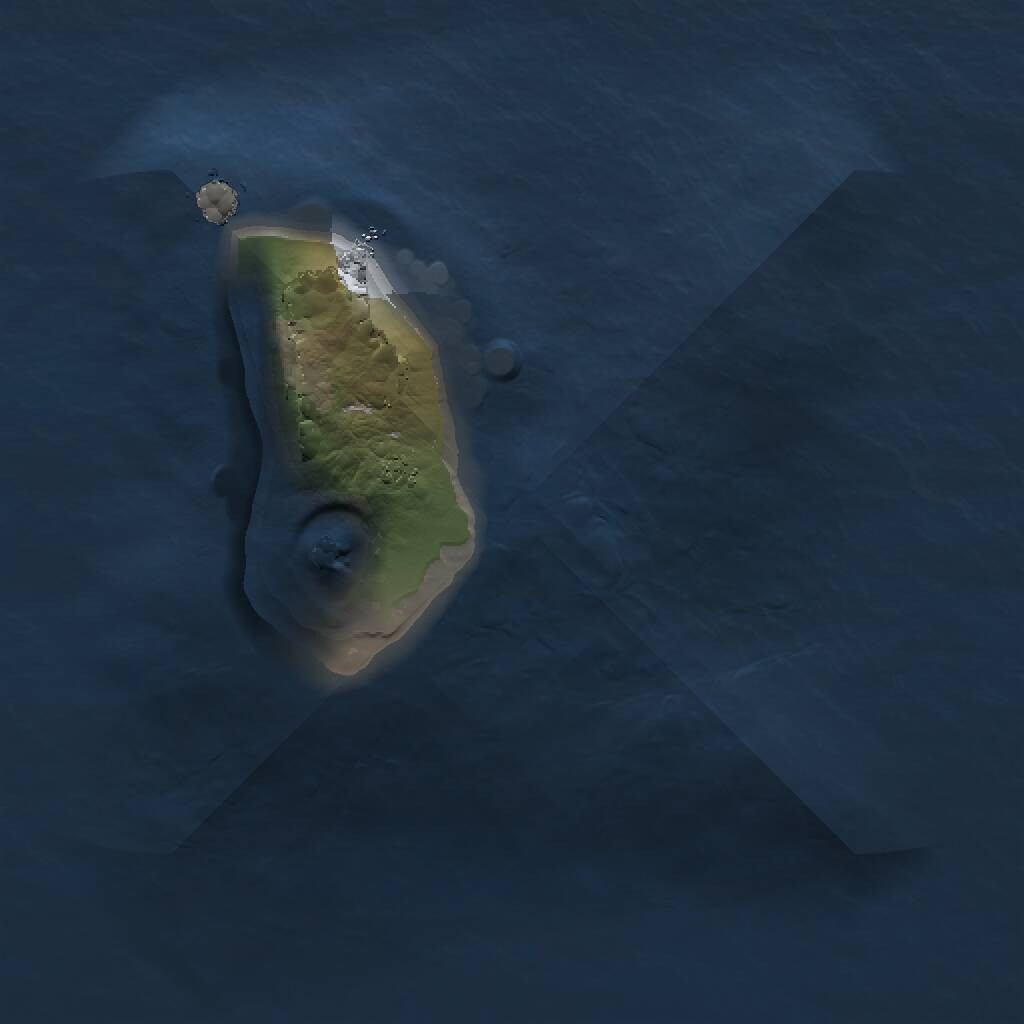 Rust Map: Procedural Map, Size: 1000, Seed: 1955646804, 1 Monuments