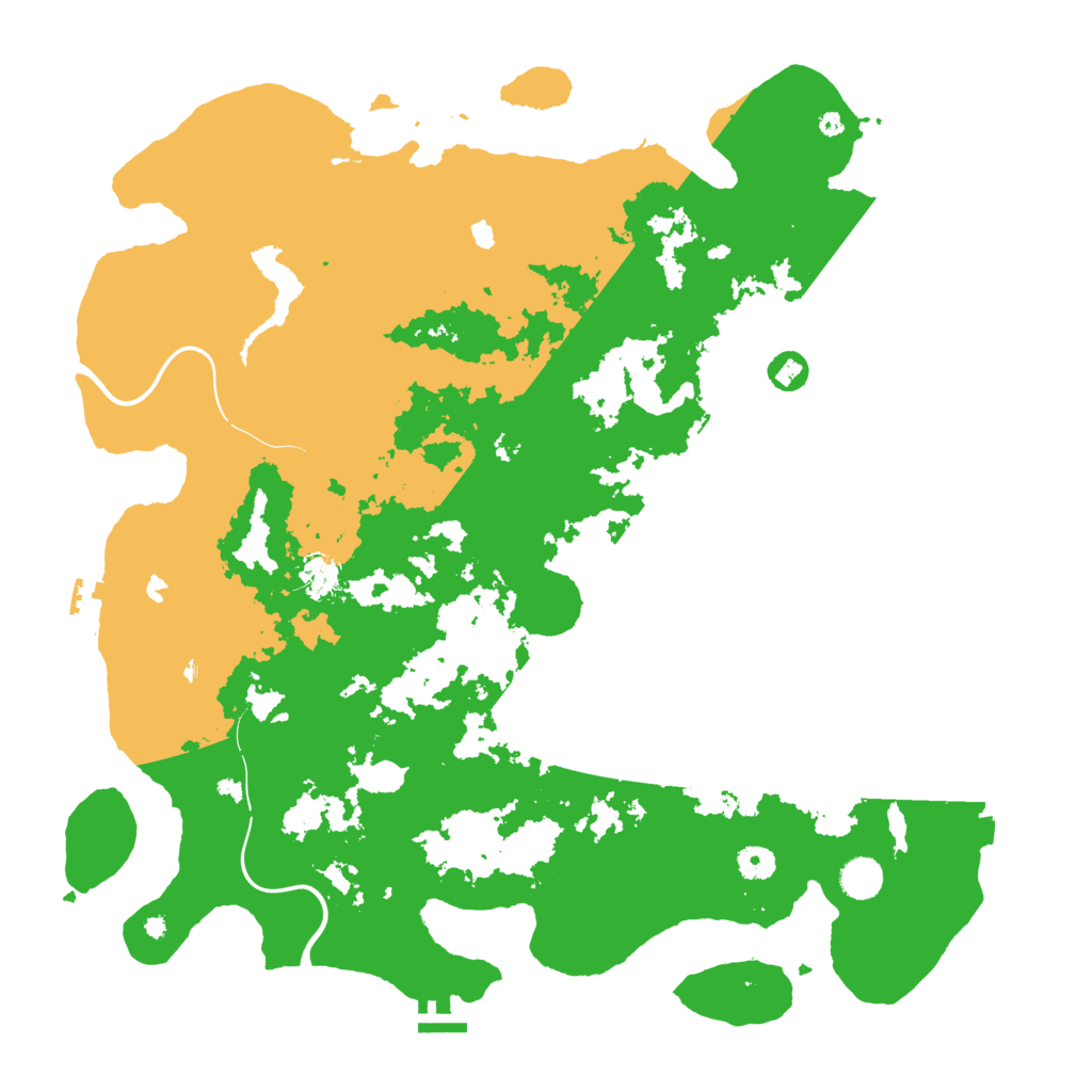 Biome Rust Map: Procedural Map, Size: 4500, Seed: 1776814190