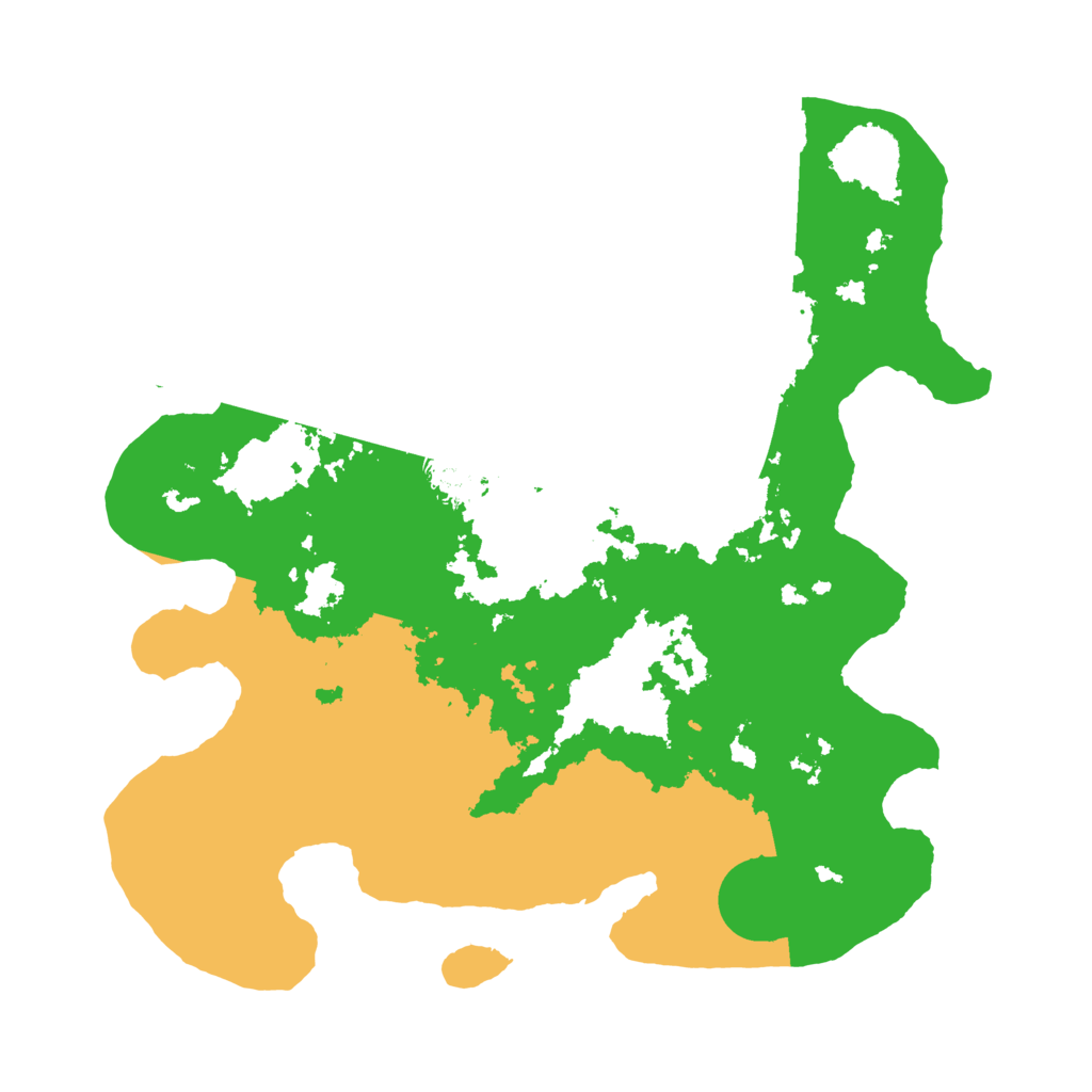 Biome Rust Map: Barren, Size: 3500, Seed: 970990140