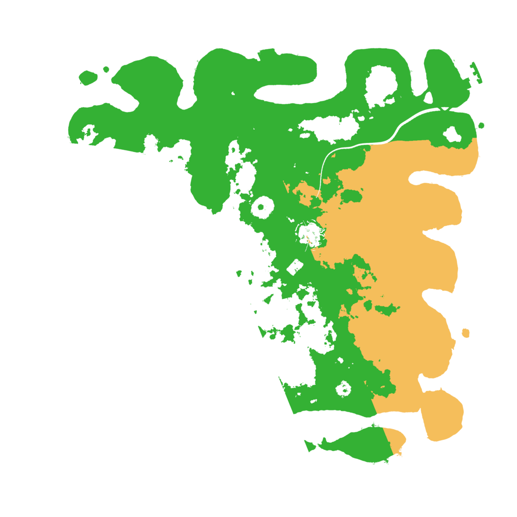 Biome Rust Map: Procedural Map, Size: 3500, Seed: 493083034