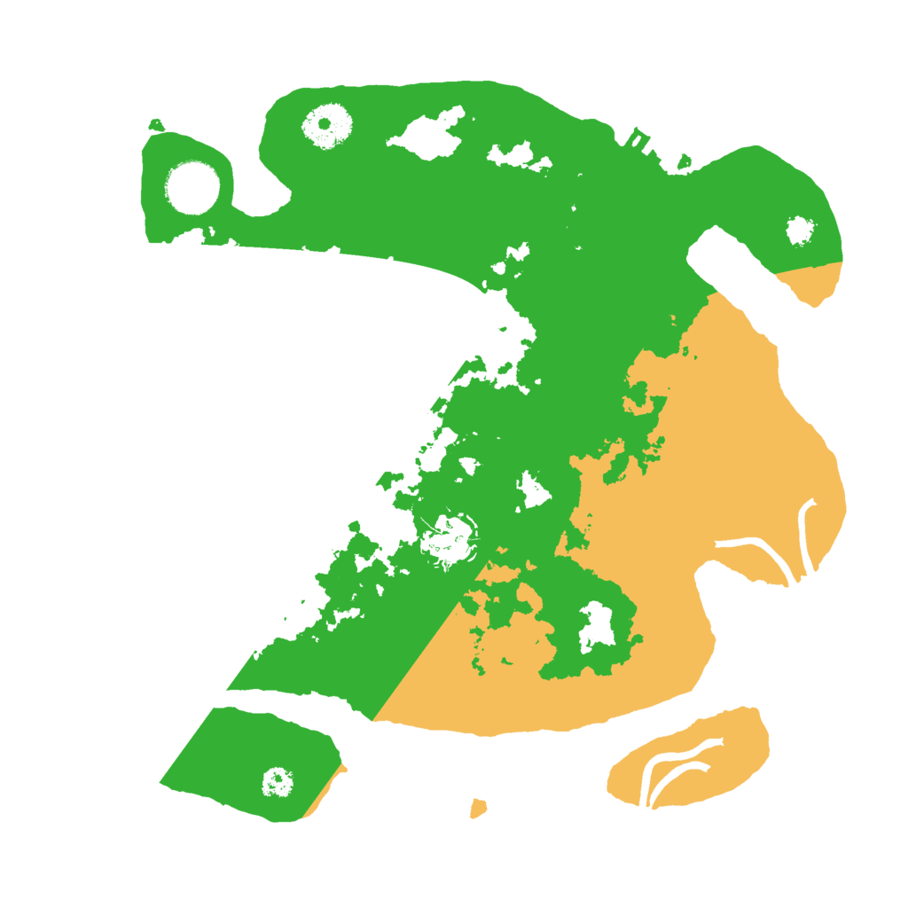 Biome Rust Map: Procedural Map, Size: 3000, Seed: 92007028