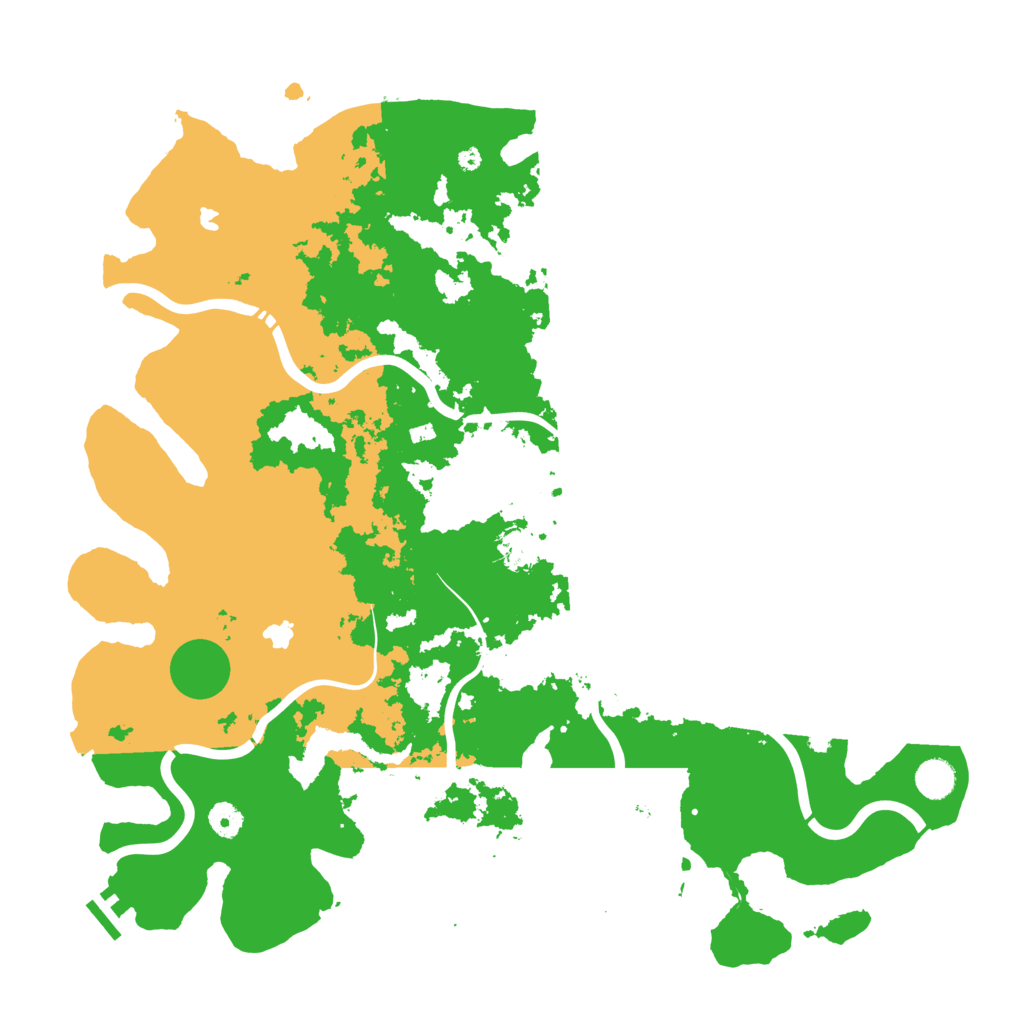 Biome Rust Map: Procedural Map, Size: 4500, Seed: 406429077