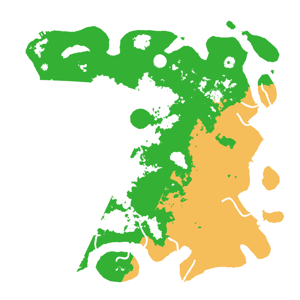 Biome Rust Map: Procedural Map, Size: 4000, Seed: 80189
