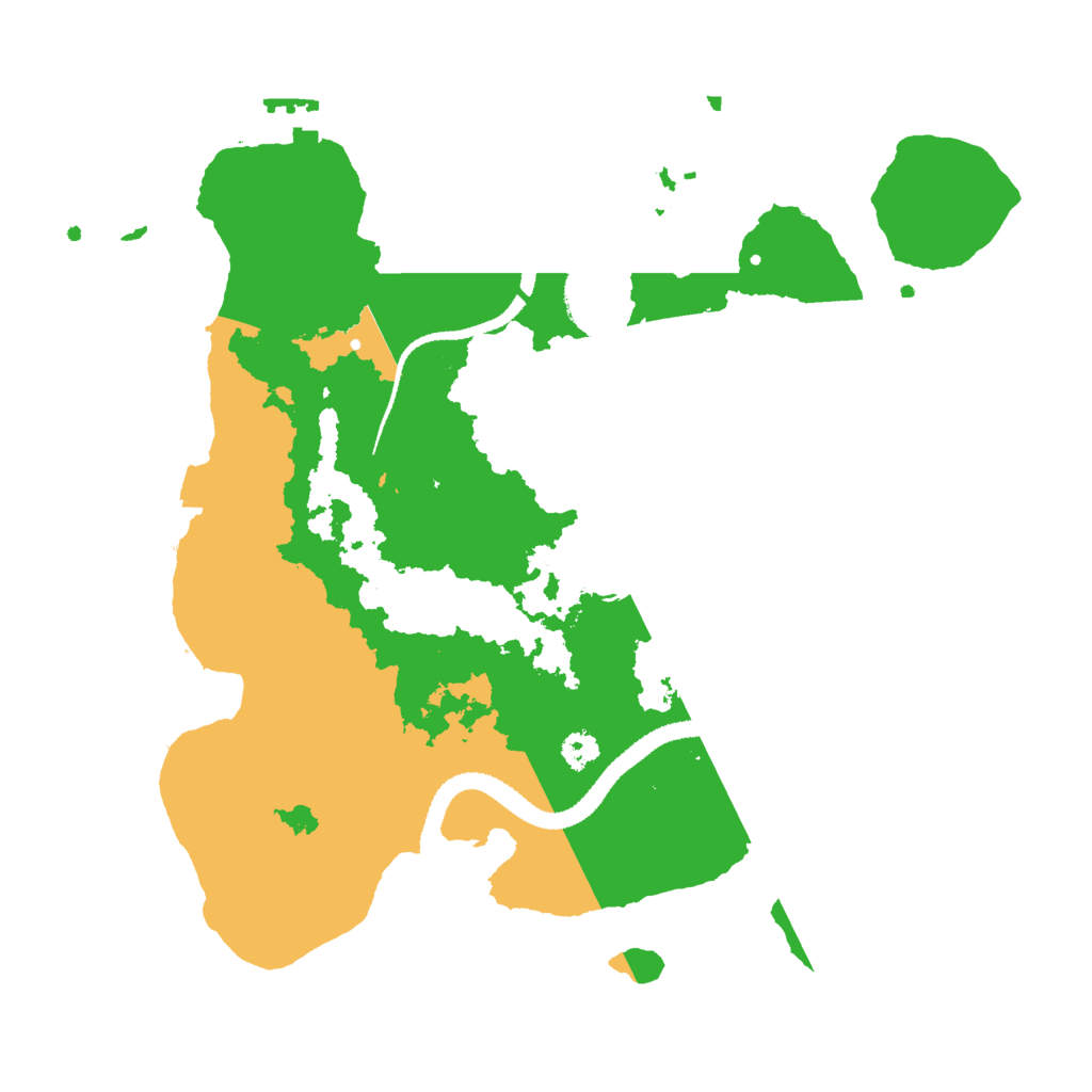 Biome Rust Map: Procedural Map, Size: 3000, Seed: 563278