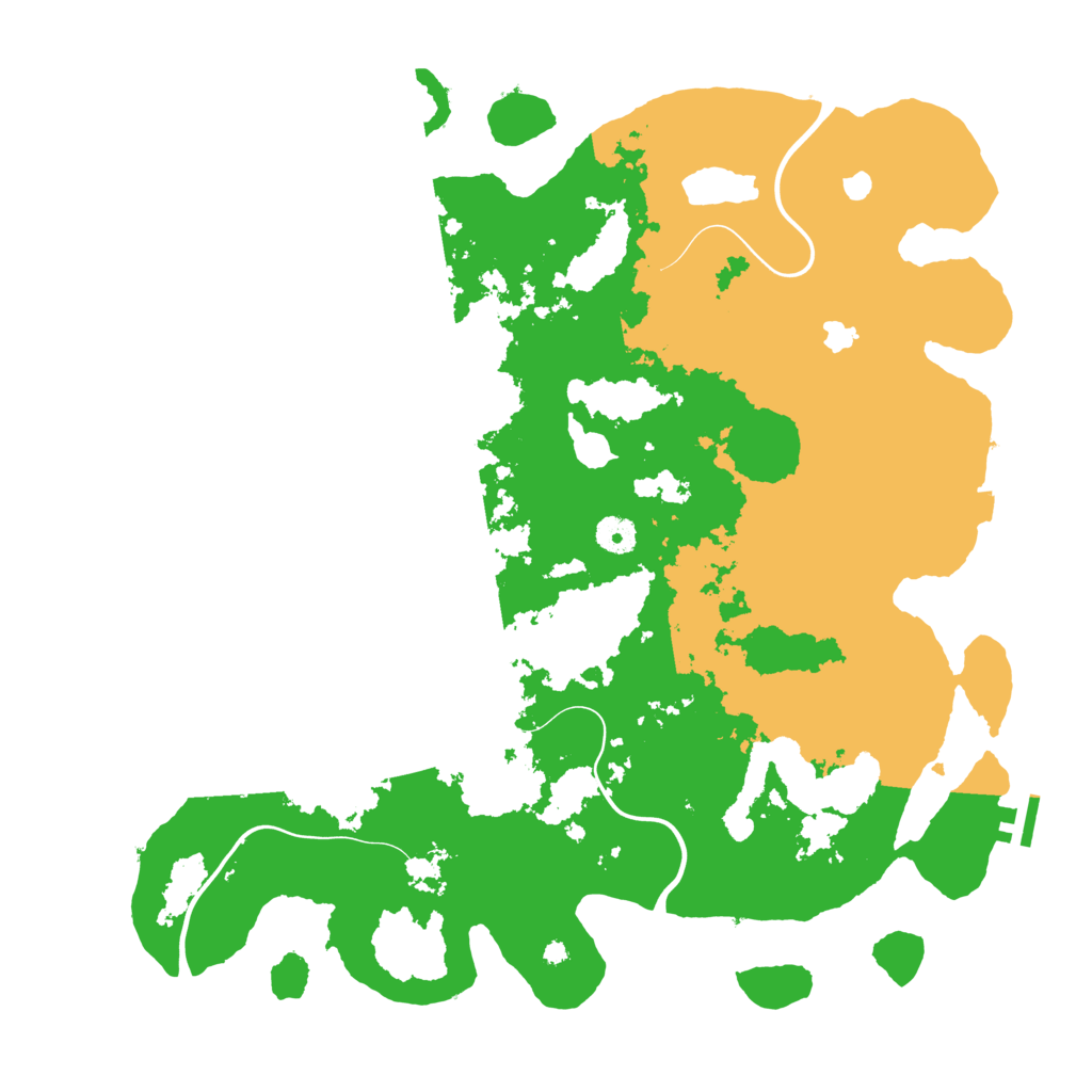 Biome Rust Map: Procedural Map, Size: 4200, Seed: 86590634