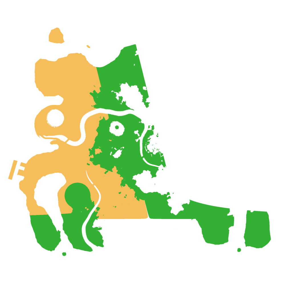 Biome Rust Map: Procedural Map, Size: 3000, Seed: 1411352696