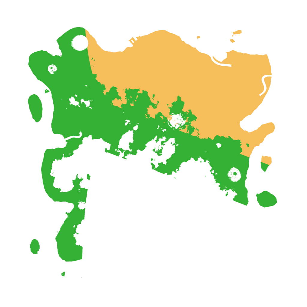 Biome Rust Map: Procedural Map, Size: 3500, Seed: 972777412