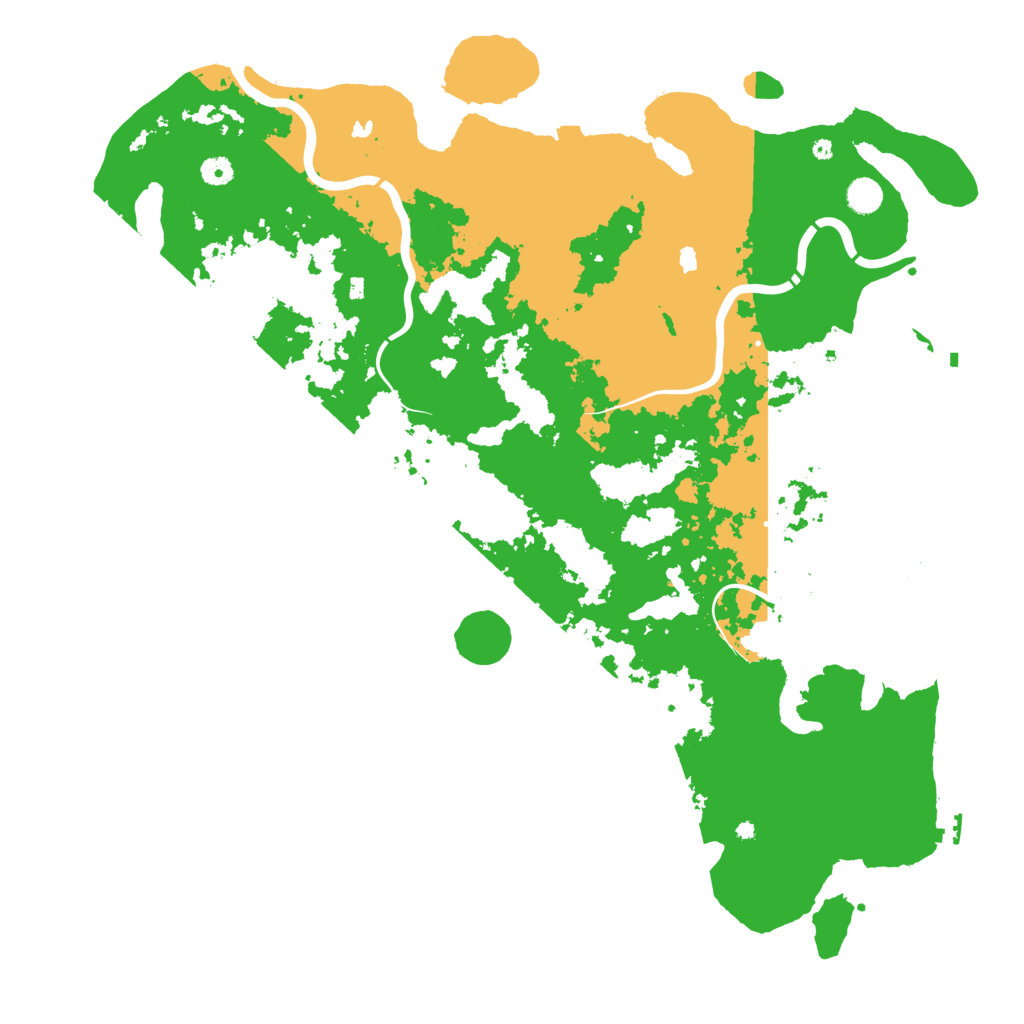 Biome Rust Map: Procedural Map, Size: 5000, Seed: 680028784