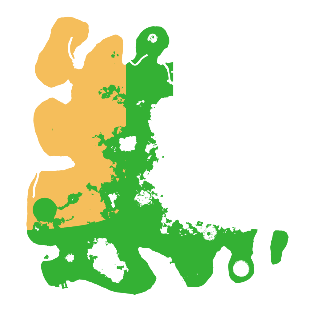 Biome Rust Map: Procedural Map, Size: 3500, Seed: 839419605