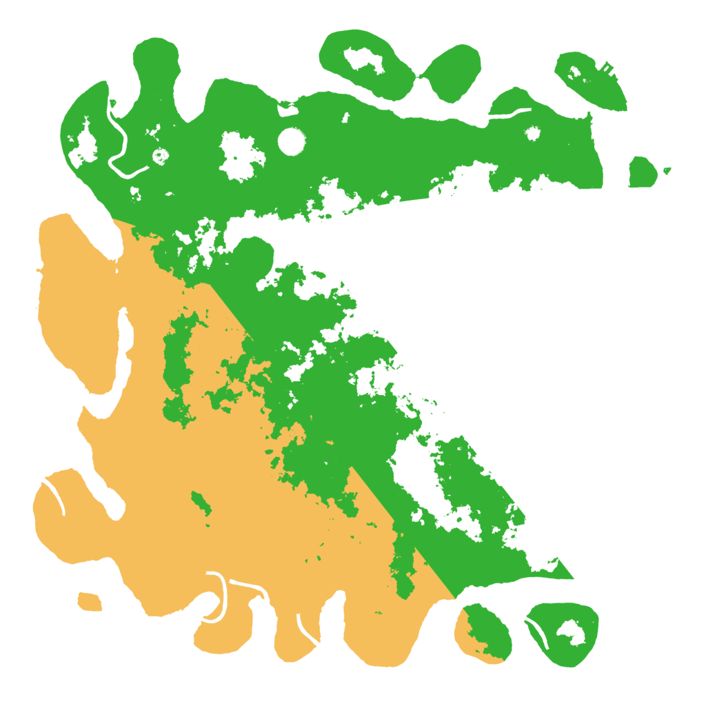 Biome Rust Map: Procedural Map, Size: 4500, Seed: 457435373