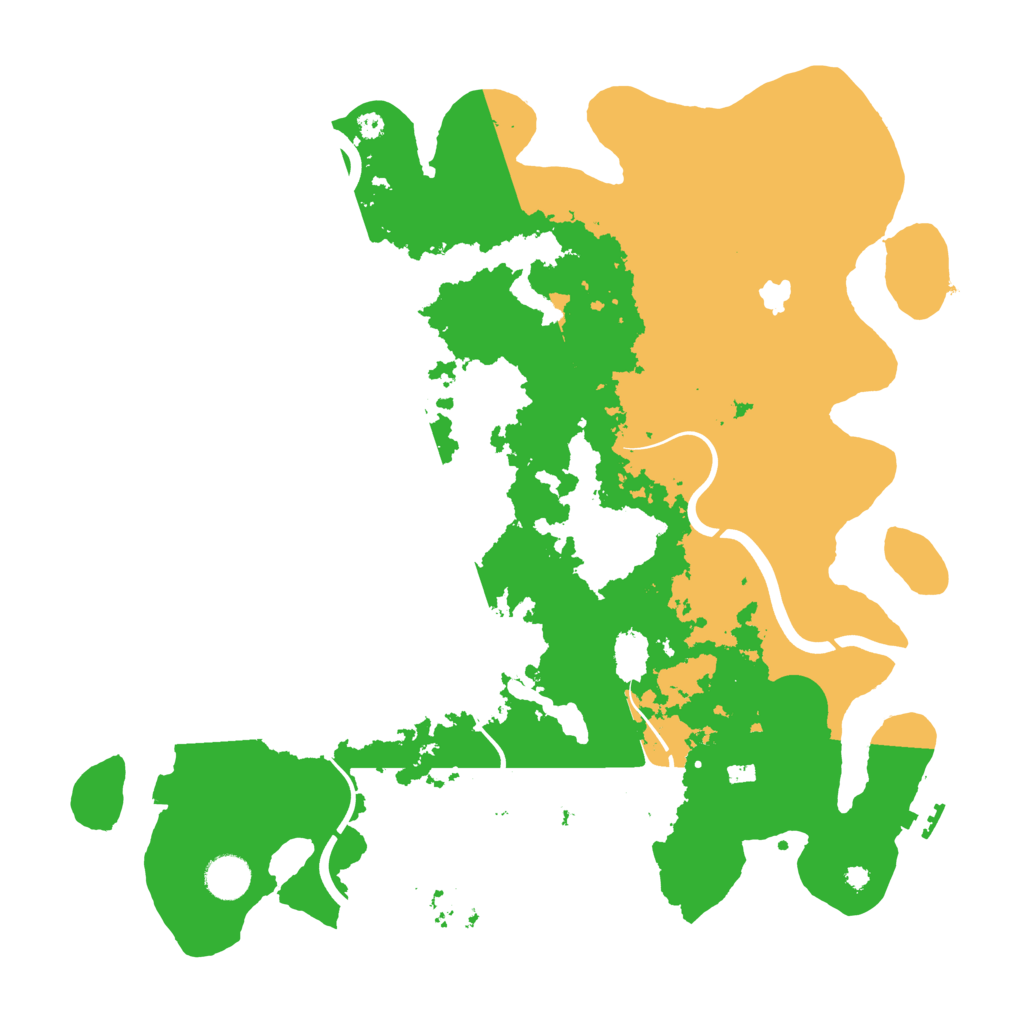 Biome Rust Map: Procedural Map, Size: 4000, Seed: 45845
