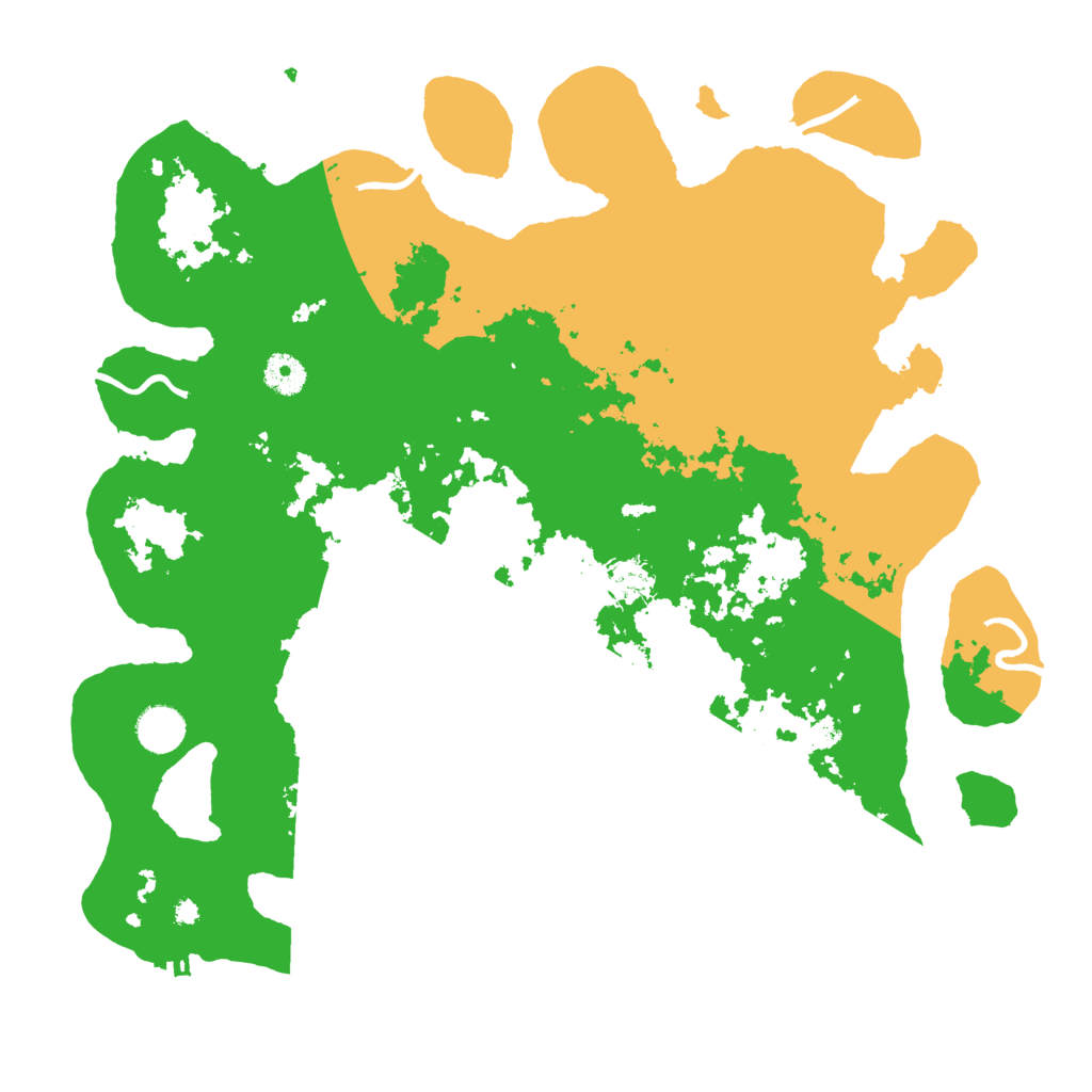 Biome Rust Map: Procedural Map, Size: 4000, Seed: 498417