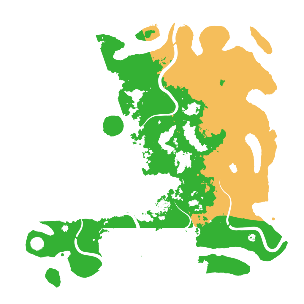 Biome Rust Map: Procedural Map, Size: 4000, Seed: 80034