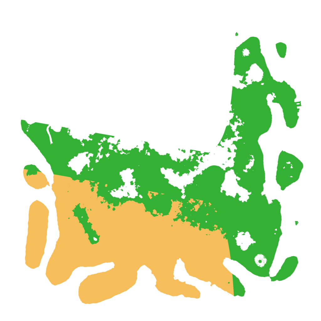 Biome Rust Map: Procedural Map, Size: 4000, Seed: 204384