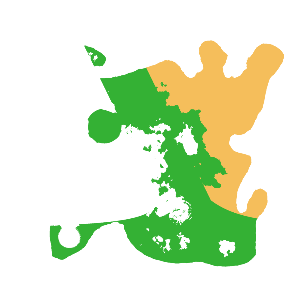 Biome Rust Map: Barren, Size: 2500, Seed: 123456