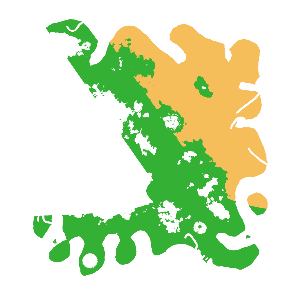 Biome Rust Map: Procedural Map, Size: 3500, Seed: 2116272464