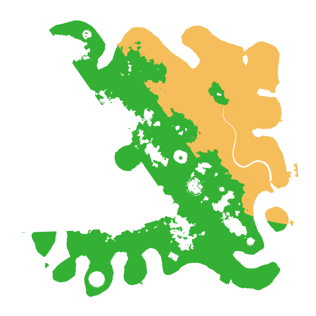 Biome Rust Map: Procedural Map, Size: 3500, Seed: 2116272464