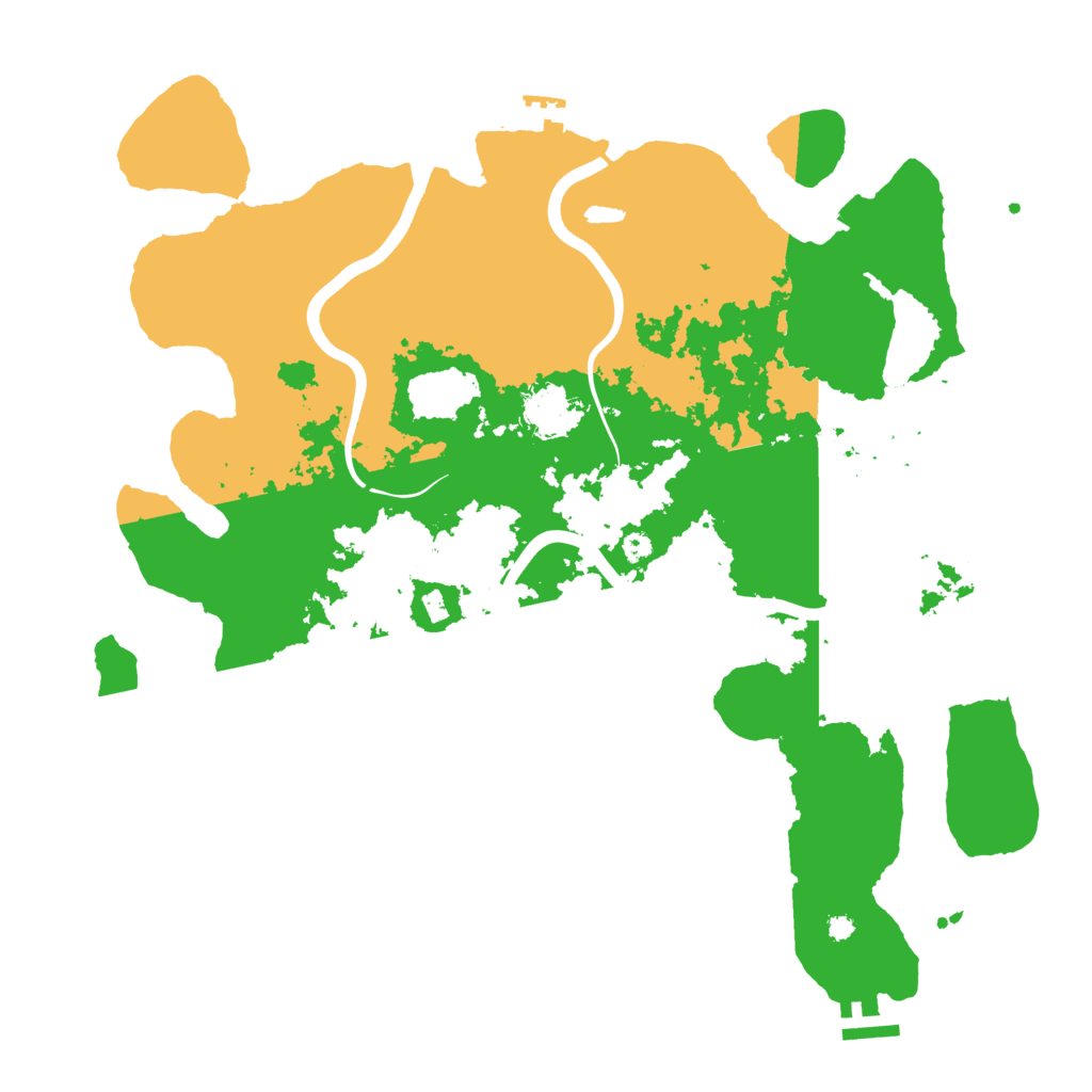 Biome Rust Map: Procedural Map, Size: 3850, Seed: 155314119
