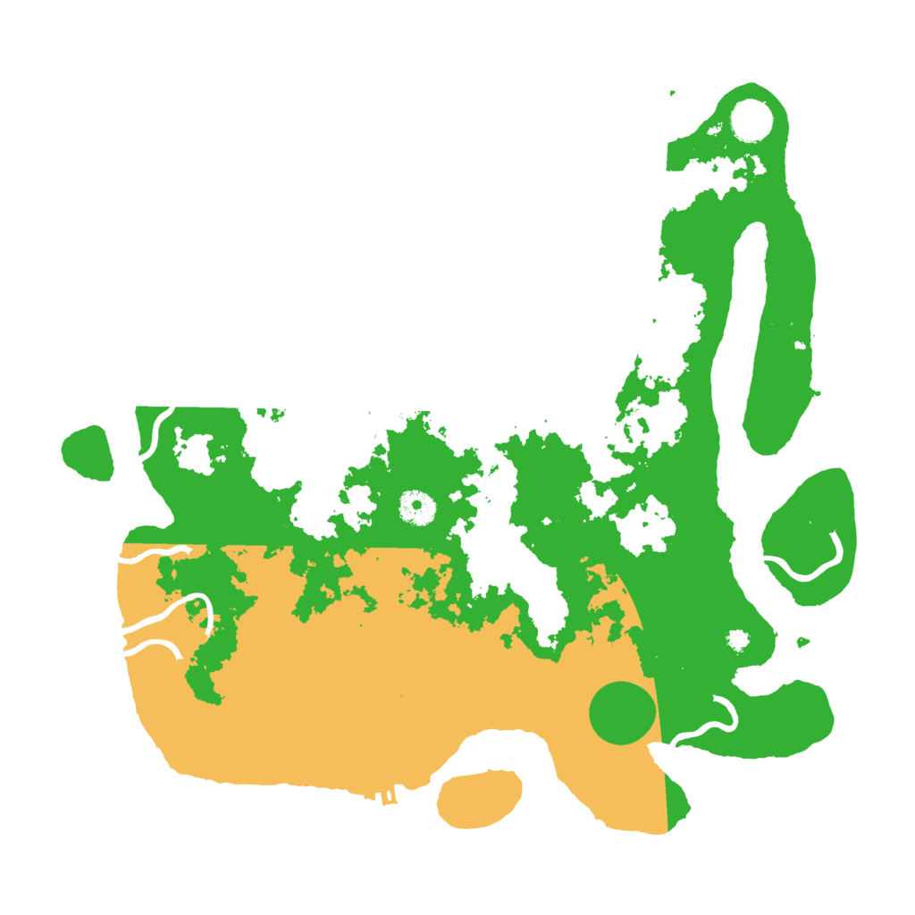 Biome Rust Map: Procedural Map, Size: 3800, Seed: 893598291