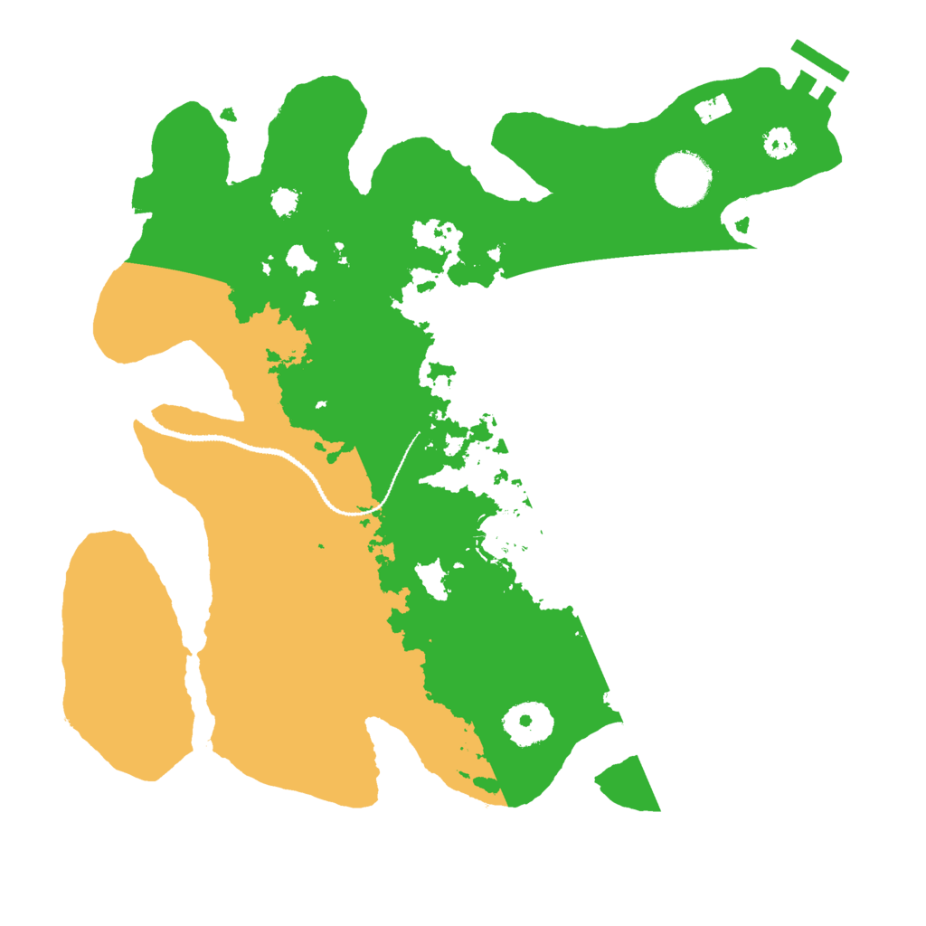 Biome Rust Map: Procedural Map, Size: 3000, Seed: 31532