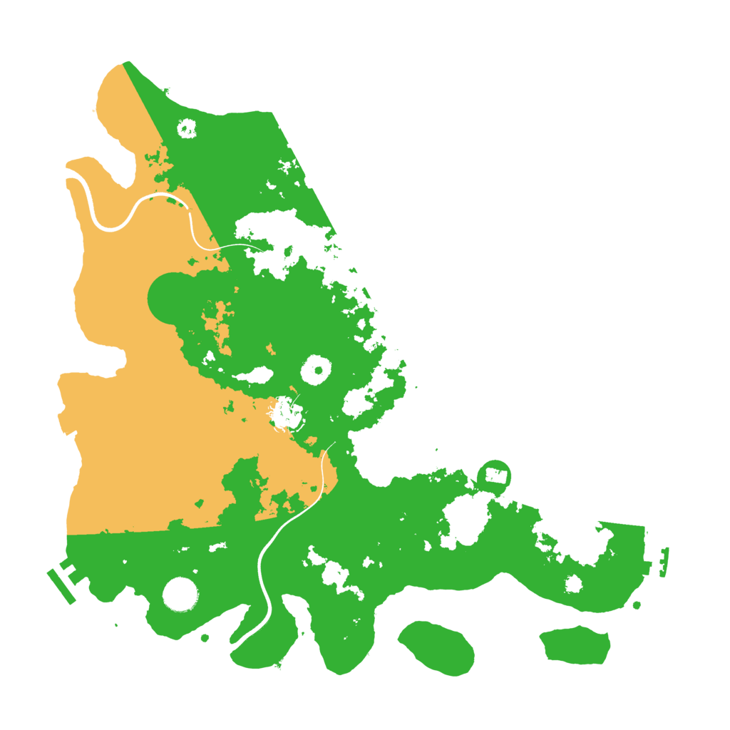 Biome Rust Map: Procedural Map, Size: 3700, Seed: 56747340