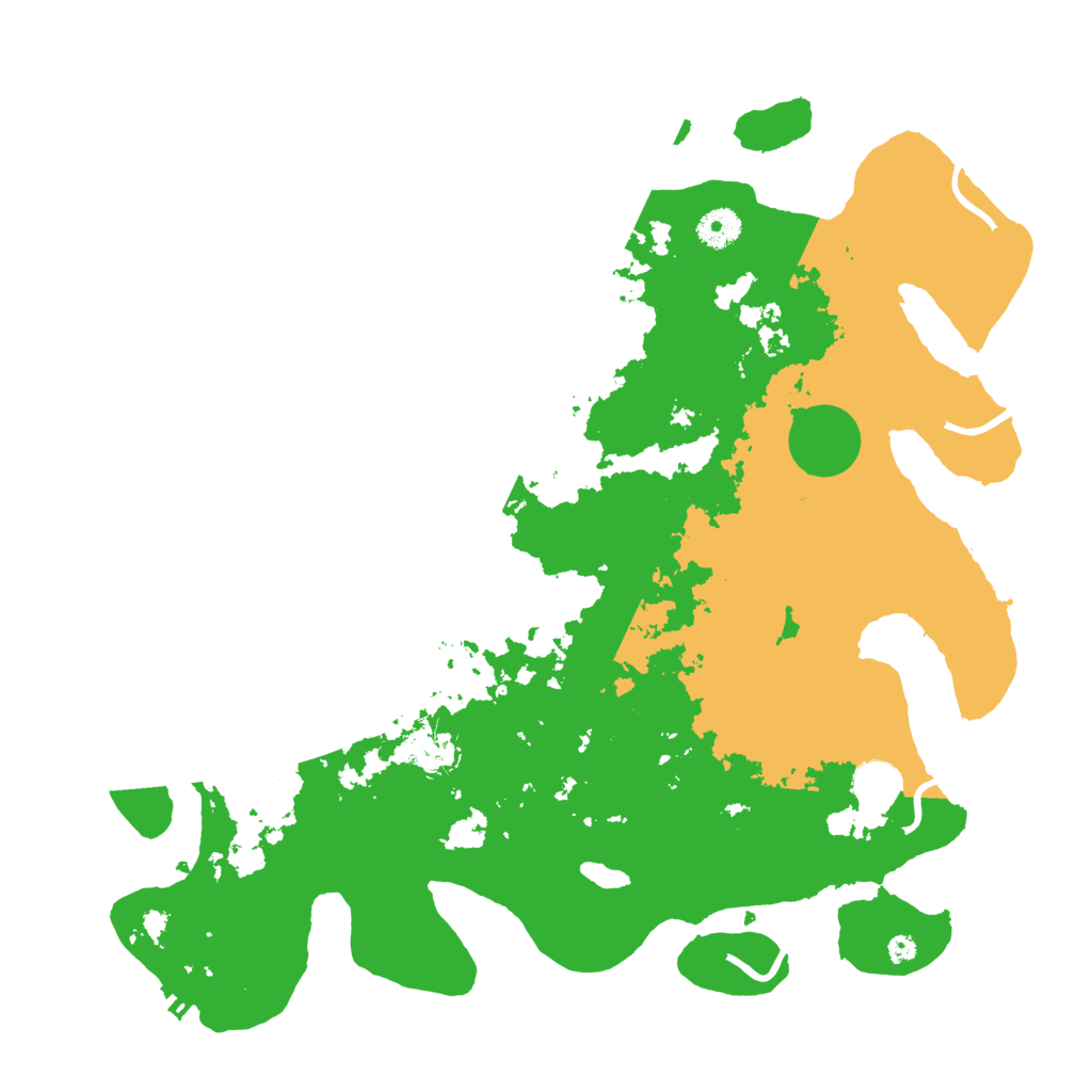 Biome Rust Map: Procedural Map, Size: 4000, Seed: 23202