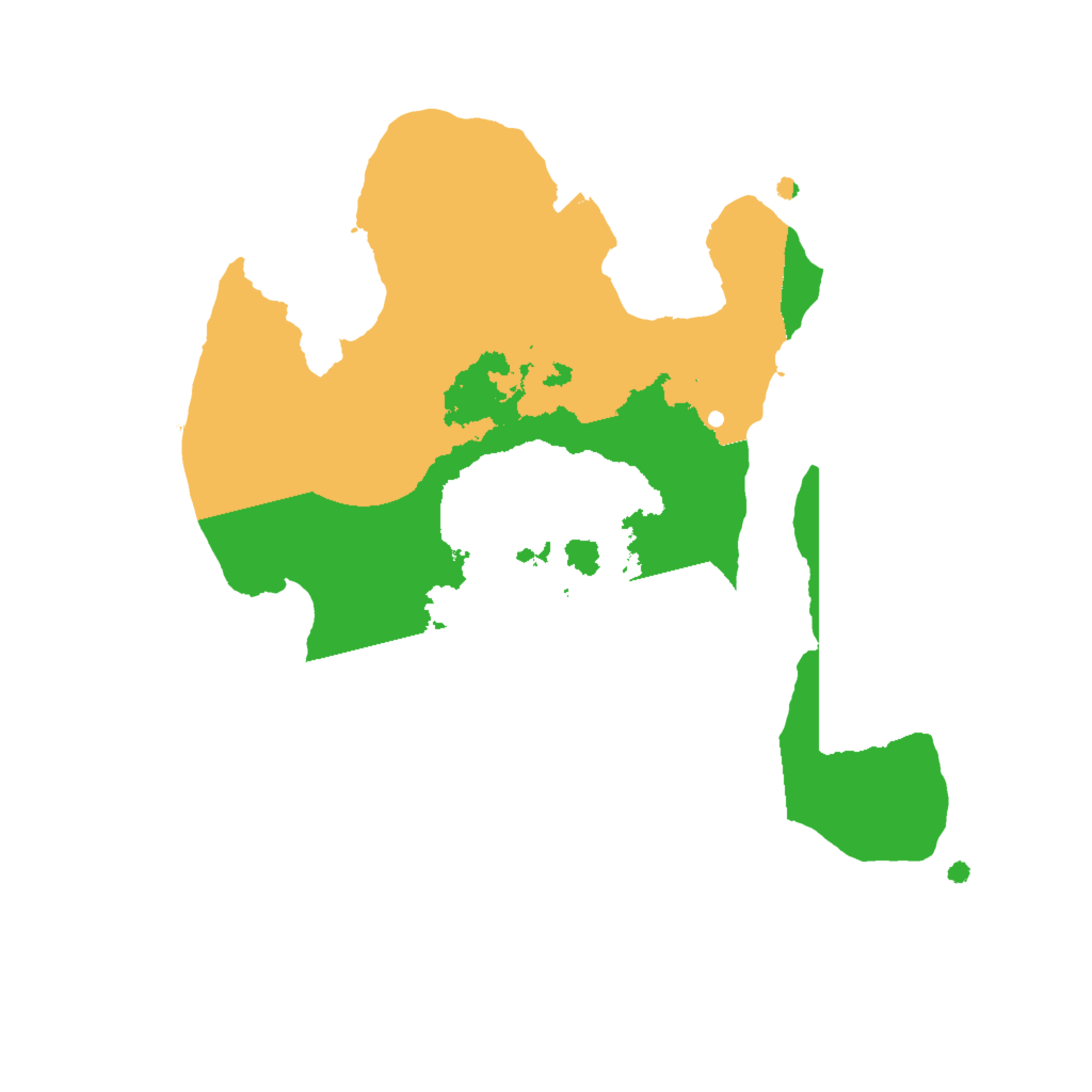 Biome Rust Map: Procedural Map, Size: 2000, Seed: 4562