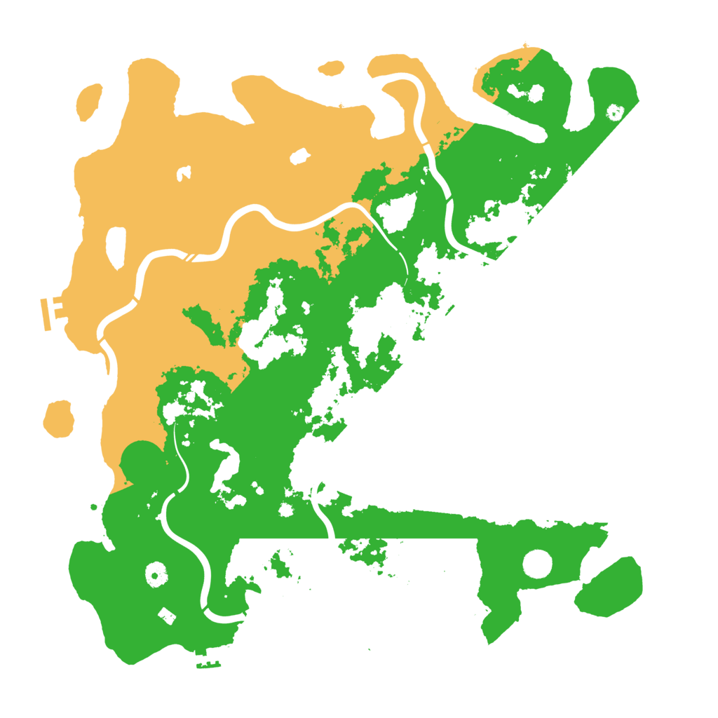 Biome Rust Map: Procedural Map, Size: 4500, Seed: 1536561366